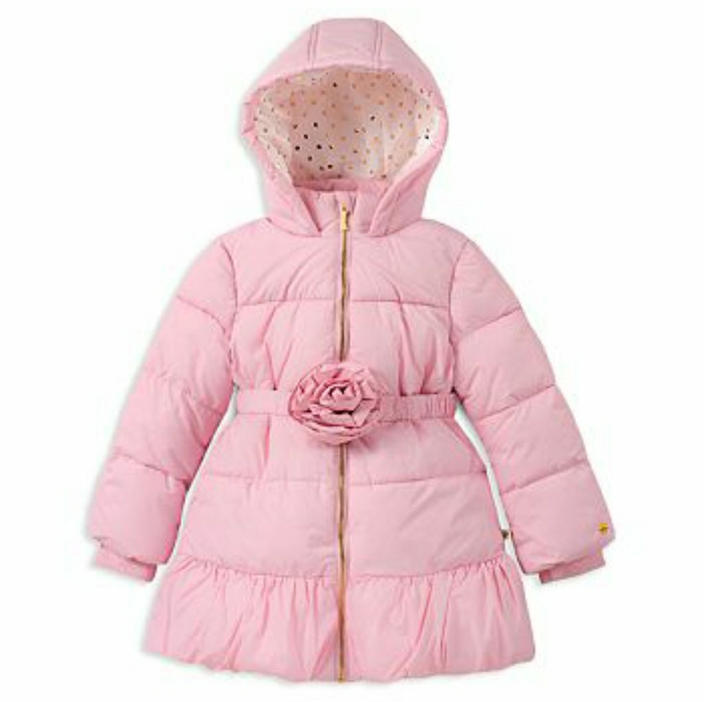π§π*SOLD*LAST 1*Kate Spade Girl's Rosette Coat - Picture 1 of 8